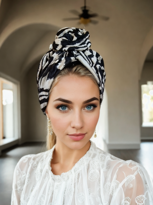 Instant Zebra Turban