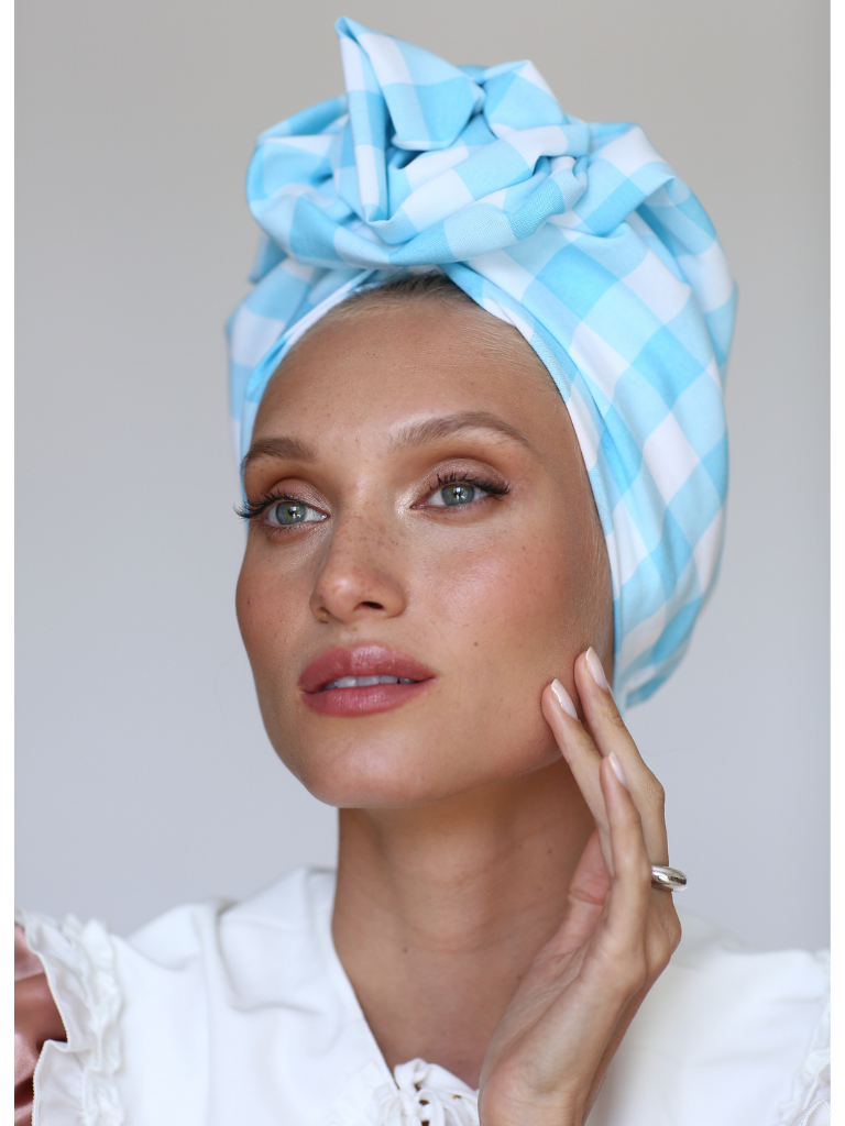 Tourquise Picnic Turban - FREE GIFT