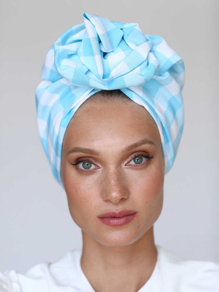 Tourquise Picnic Turban - FREE GIFT