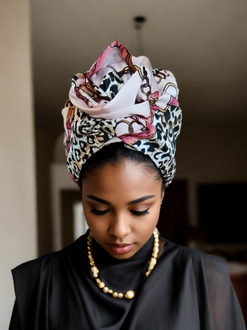 Orange Knot Turban-FREE