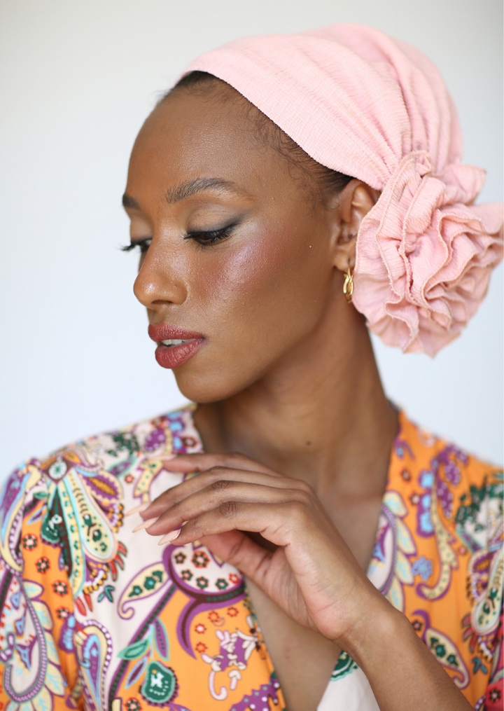 Peach 3T ROSE TURBAN