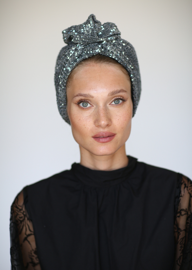 Party Turban in Champagne