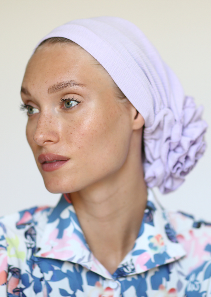 Light pink 3T ROSE TURBAN -Free