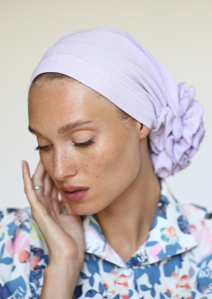 Lilac 3T ROSE TURBAN - FREE