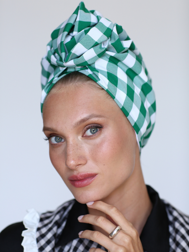 Green Picnic Turban