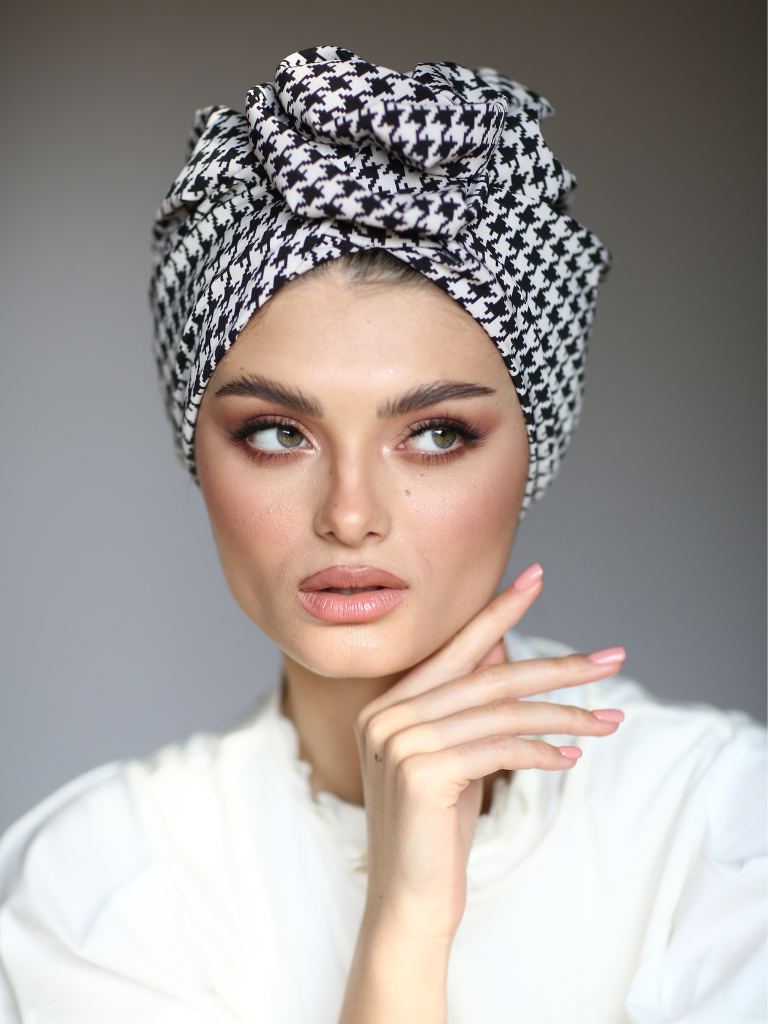Pepita flower turban