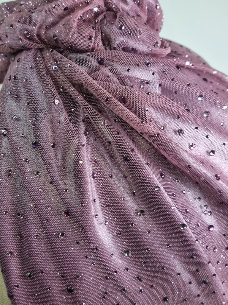 Lilac Tulle & Rhinestones