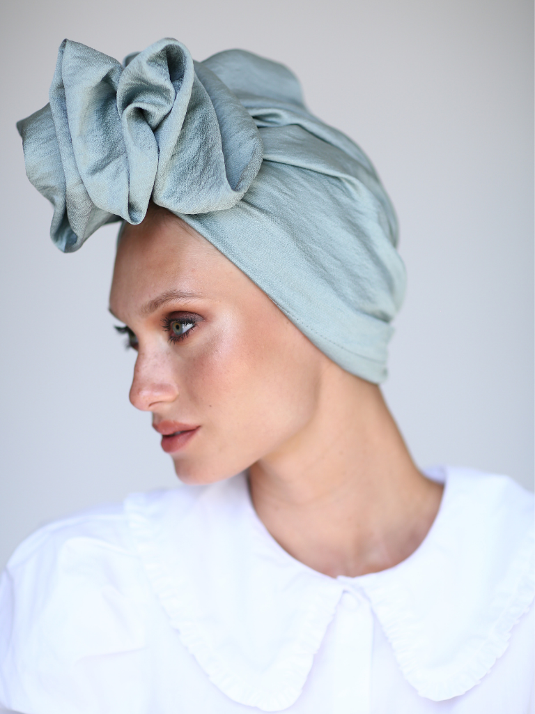 Smokey Menta Turban