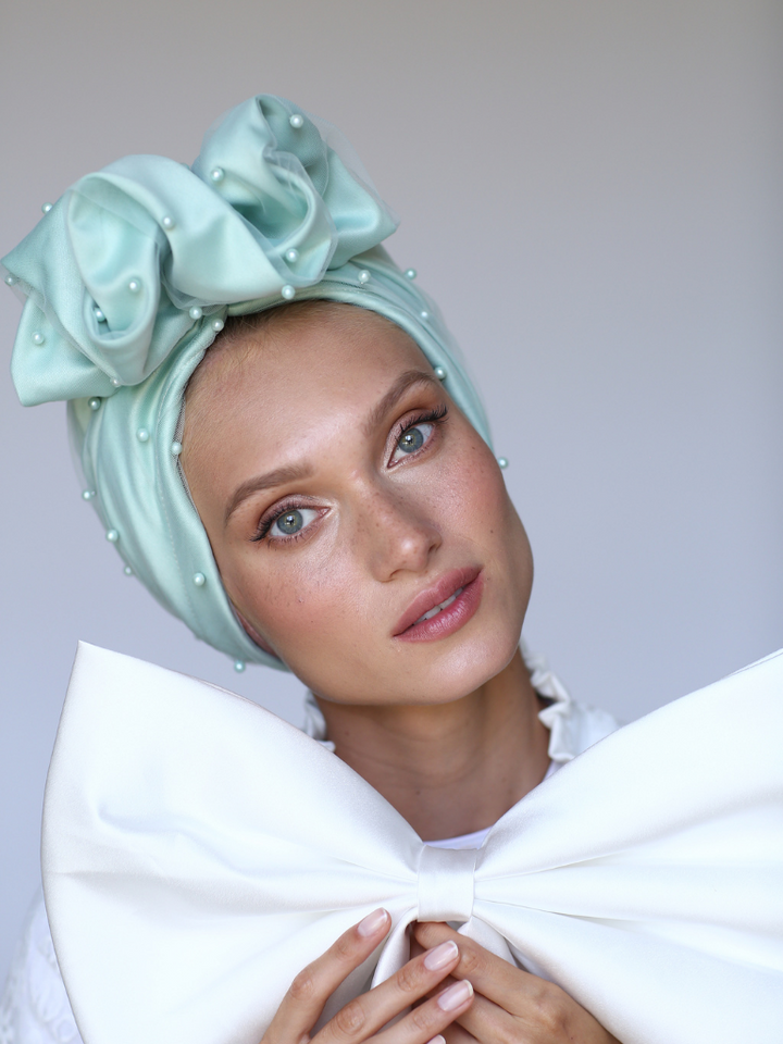 Tulle&Pearls pastel Turban