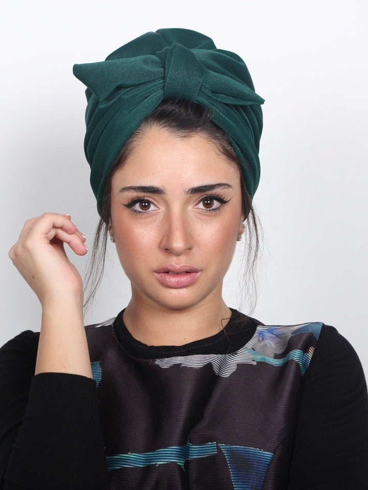 Fashion turban in Green